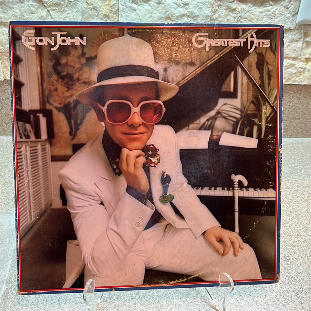 Elton John Greatest Hits Vintage Vinyl Record 1972 MCA Records